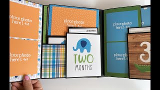 Tutorial on flip-pages for Baby Echo Park Album