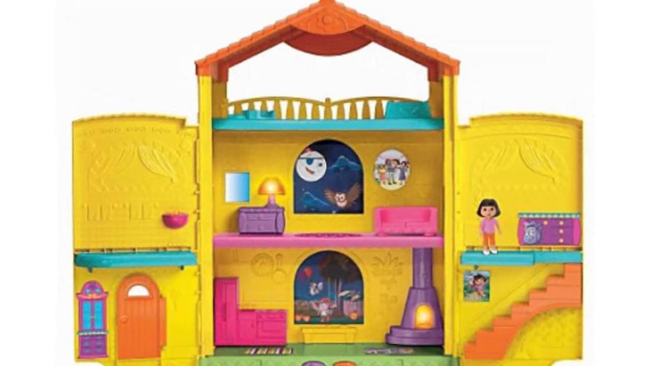 Fisherprice Dora The Explorer Window Surprises Dollhouse YouTube