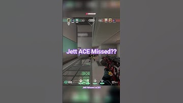Jett Killed 4 but Missed ACE Valorant #shorts #valorant #gaming