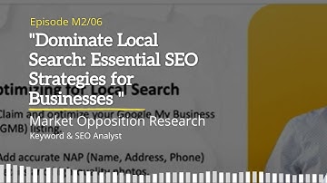 🌟 Dominate Local Search: Essential SEO Strategies for Businesses 🗺️ 🌟