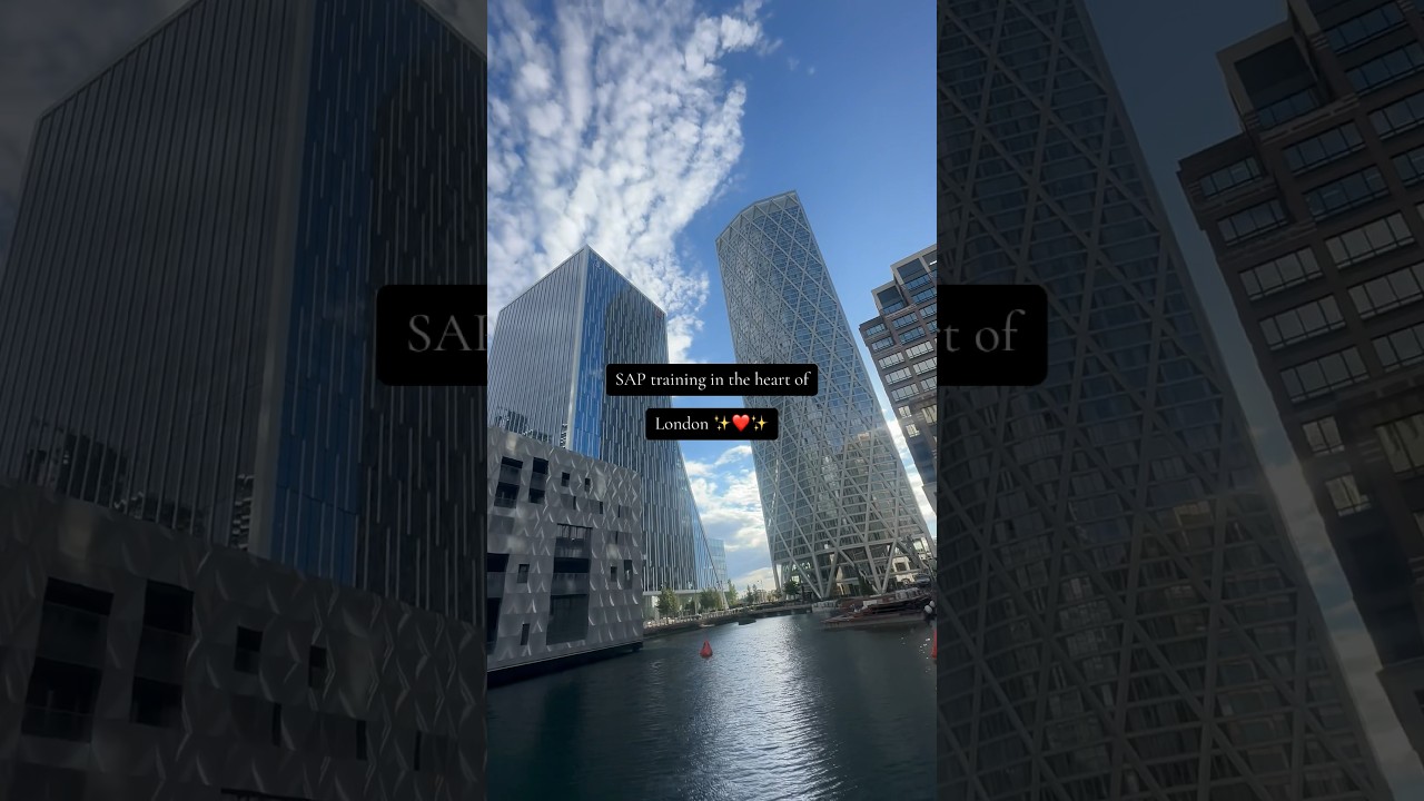 SAP training at Erptoren, right in the heart of London! Building skills and shaping futures 🌍✨ 