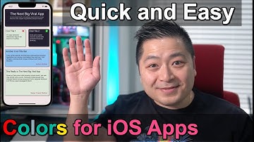 Quick and Easy Color tutorial for iOS Apps with Xcode