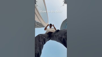 How to film yourself falling from the sky! Easy tutorial #videoediting #contentcreation #tutorial