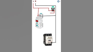 On Delay/Off Delay Timer relay Wiring diagram #viral #video #shorts #relay #TimerRelay