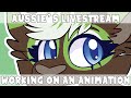 🟠 Aussie Works on 'Break My Stride' | Animation