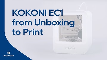 KOKONI HOW-TO丨EC1 From Unboxing to Printing
