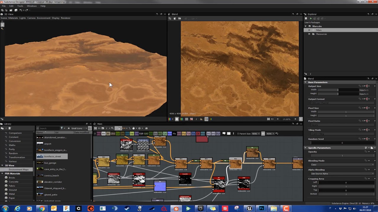 Marineris city - Ground creation