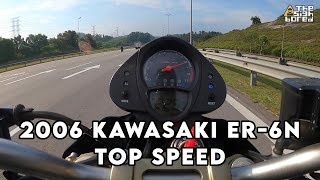 2006 Kawasaki ER-6N | Top speed | Test run