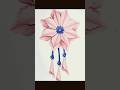 Unique  Flower wall hanging//Quick paper craft//Wallmate #viral #papercraft #shorts #song #origami