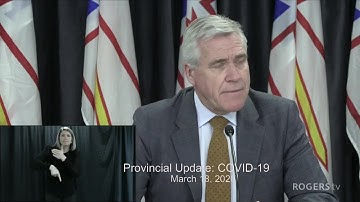 Government of NL COVID-19 Update  - March 18, 2020