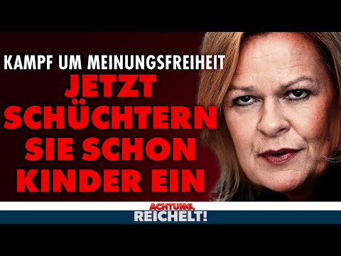 Der Staat dreht durch: Faeser bekämpft die Meinungsfreiheit | Achtung, Reichelt! vom 19.03.2024