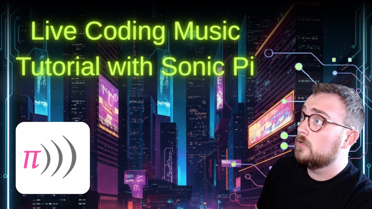 Программирование киберпанковского саундскейпа с помощью Sonic Pi (живое кодирование и обучающее в...