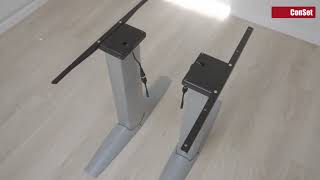 How to Assemble Conset Standing Desk Frame 501-23