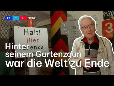 This man experienced the division between East and West Germany right behind his garden fence