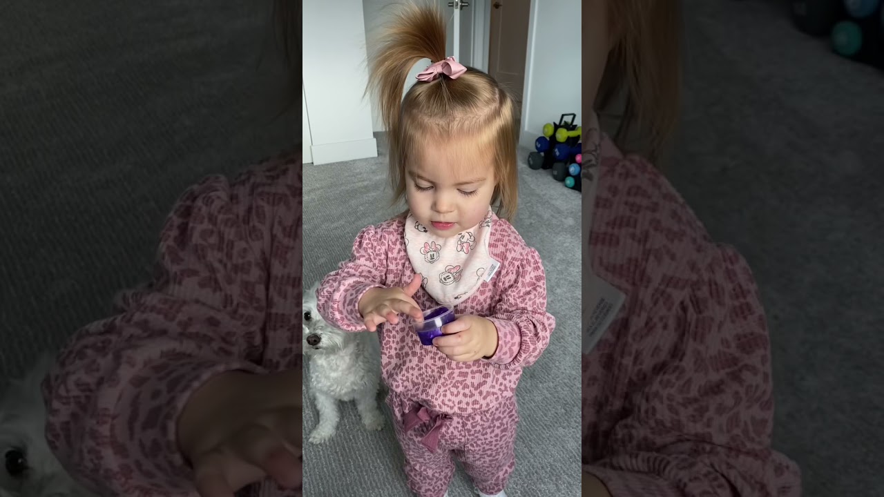 Staining my white couch with purple shimmer SLIME! Testing if it’s really stain proof! 😱 