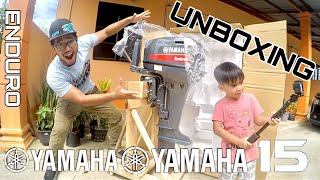 YAMAHA 15HP 2STROKE | Unboxing & First Run | Sea Trial  MOSYUMA#13