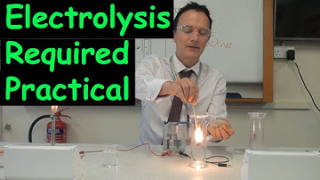 C6 Electrolysis: Required Practical. GCSE chemistry