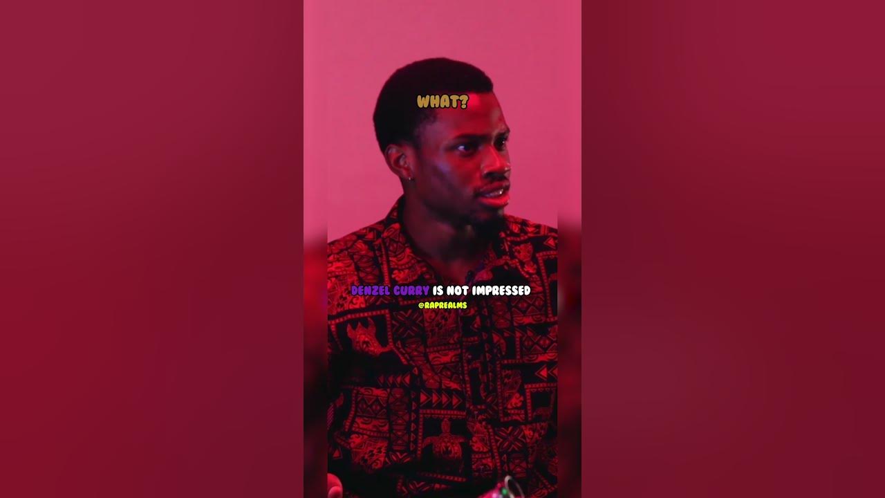 Denzel Curry is not impressed