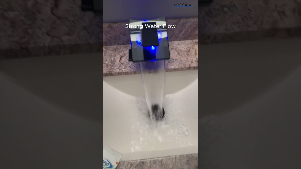 Make a Bold Statement with a Modern LED Waterfall Faucet Design 🏡🎨