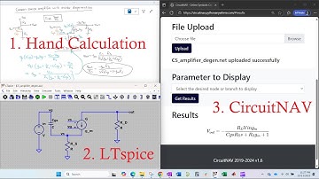 How to algebraically solve and verify your MOSFET amplifier circuits using LTspice and CircuitNAV