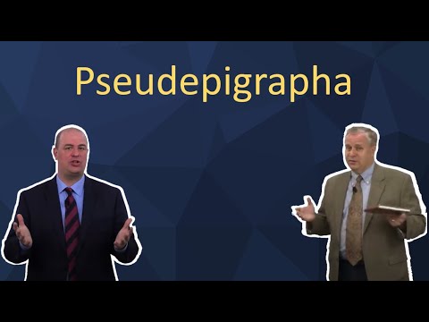 ቪዲዮ: Pseudepigrapha የሚለውን መጽሐፍ ማን ጻፈው?