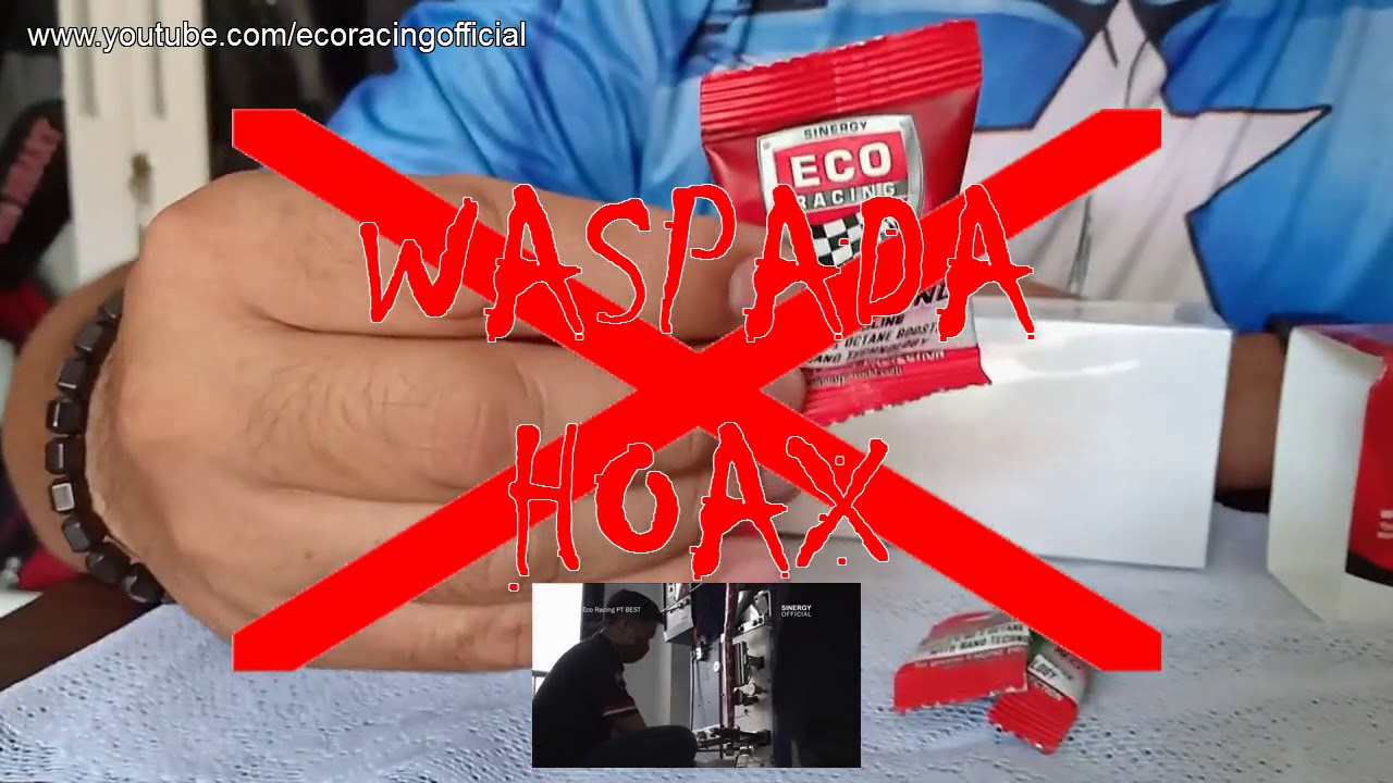 Berikut Cara Membedakan Eco Racing Yang Asli Dengan Yang Palsu