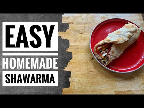 Video: How To Make Homemade Shawarma With Dzatziki Sauce