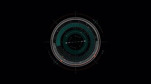 Round Compass HUD  Elements Stock Motion Graphics