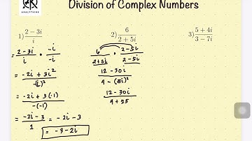 Dividing Complex Numbers