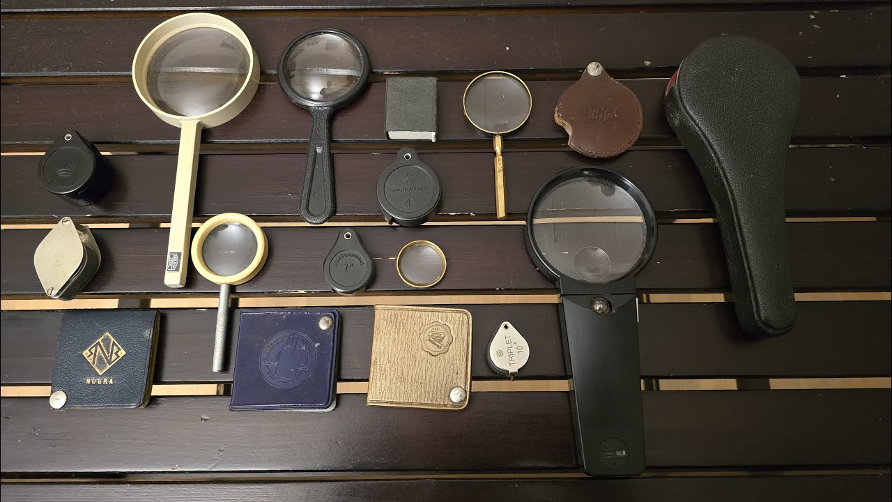 Vintage Treasures: Exploring My Magnifying Glass Collection! - YouTube