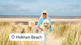 Holkham beach in May 2024