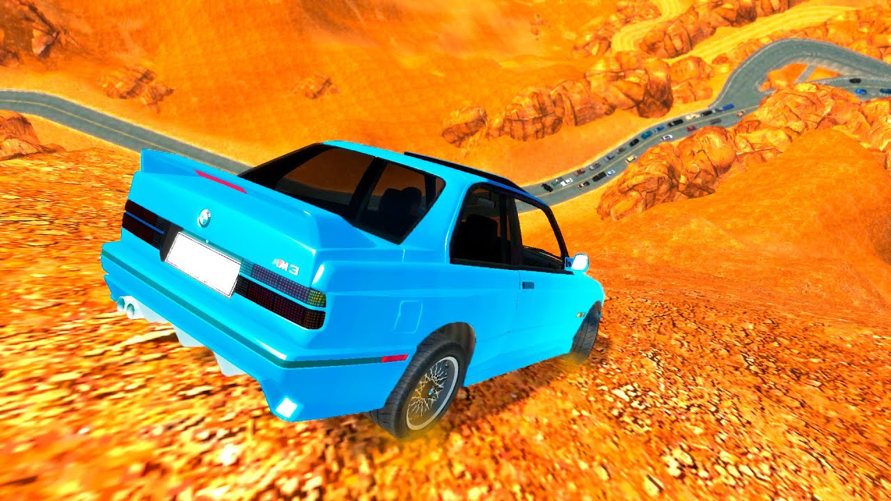 GTA 4 Cliff Drops & Crashes (Real Cars Mods) ep.87