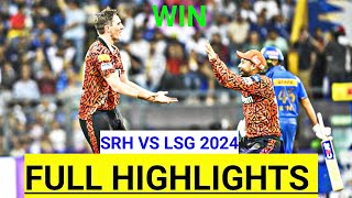 srh vs lsg highlights | lsg vs srh highlights| ipl match 57 highlights| travis head|abhishek sharma