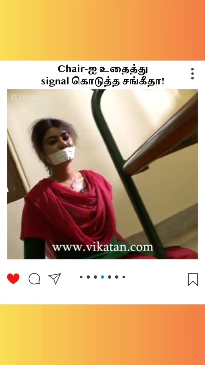 Deivamagal | Chair-ஐ உதைத்து  signal கொடுத்த சங்கீதா! | தெய்வமகள்