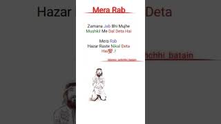 Mera Rab Short video viral?? islamicvideos shorts islamicstatus islamicquotes islamic