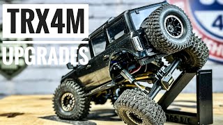 Traxxas TRX4M BUILD  BIG PERFORMANCE GAINS! NEW Long Travel Shocks, Brass Upgrades & More!!