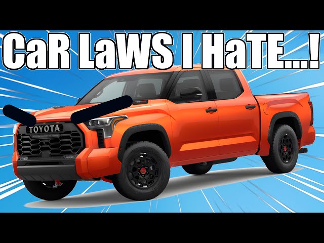 MORE Stupid Car Laws I Hate...! class=