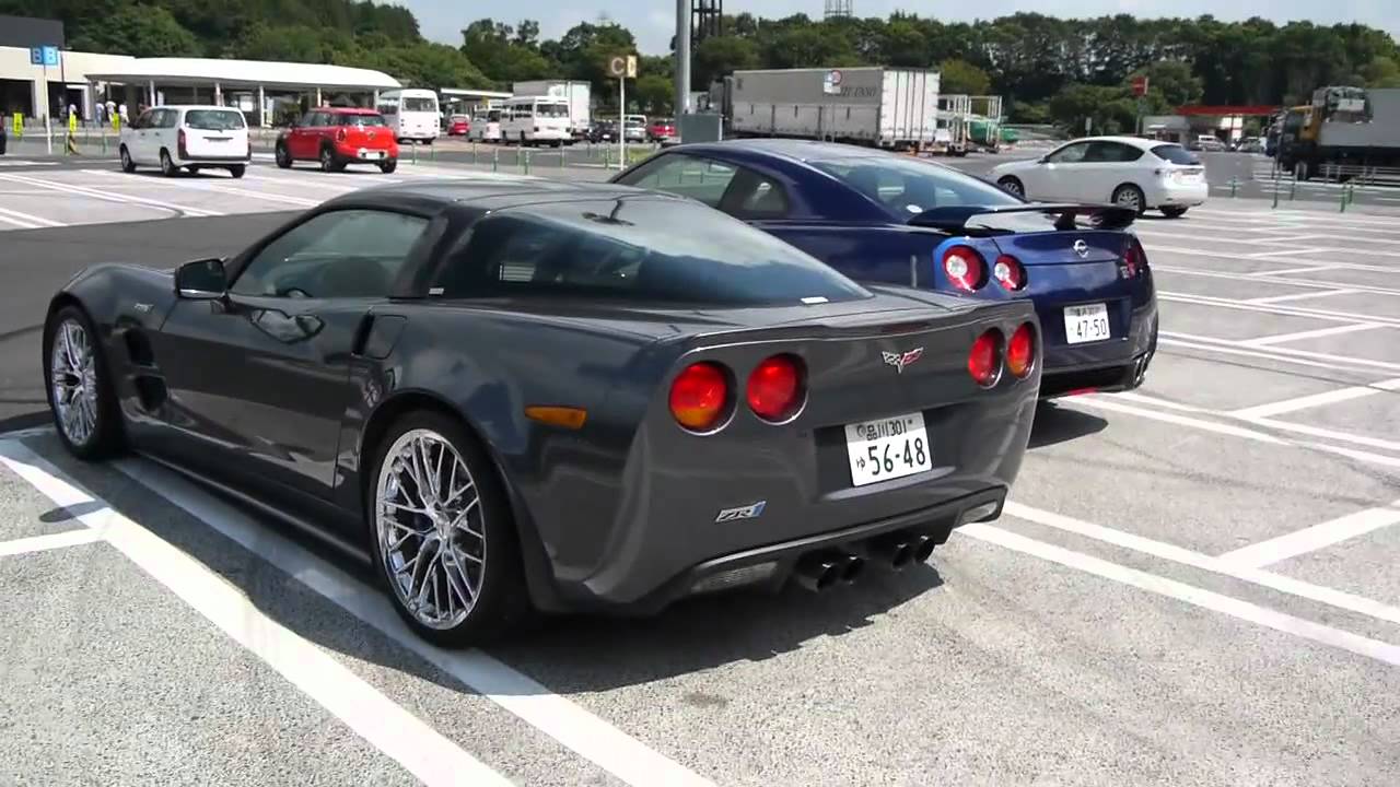 Corvette zr1 vs nissan gt-r #9