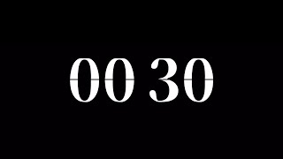 30 second timing, Timer & alarm flip clock.