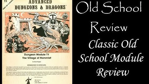 RPG Retro Review:  T1 Village of Hommlet