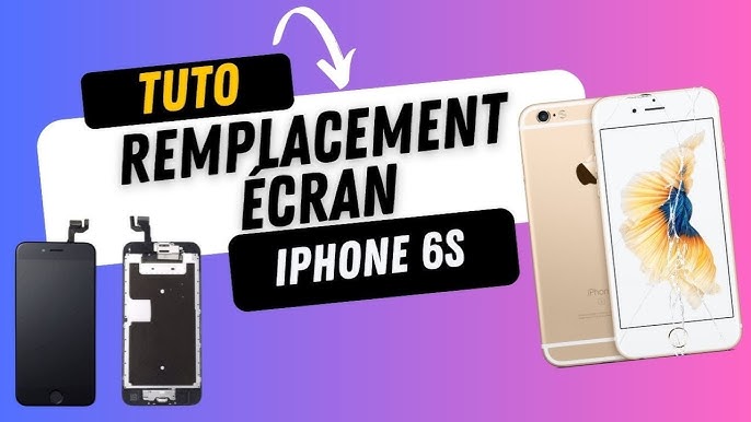 Comment remplacer la vitre et l'écran d'un iPhone 6 ? Tutoriel complet. 