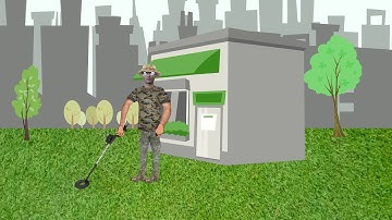 Detecting MN. Using Metal Detector to Find Property Markers