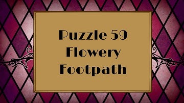 Professor Layton and the Miracle Mask - Puzzle 59: Flowery Footpath
