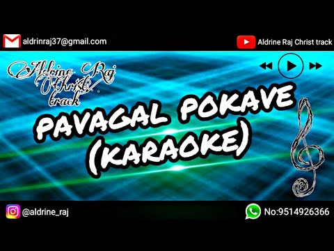 Pavangal Pokave Sabangal Neekave song karaoke and lyrics  Aldrine Raj  Tamil Christian song remix