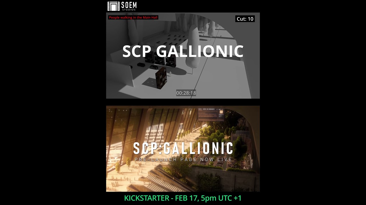 Side by side comparison between the Animatic and Teaser for SCP:GALLIONIC