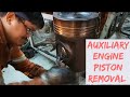 Piston removal- Diesel Generator unit overhaul series part 2- HIMSEN