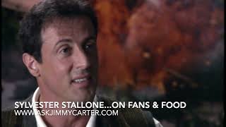 Stallone talks about  Food and Fans