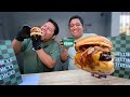 Probé Hamburguesa América Smash burger ¿Que tan buena es? | Mi Receta Mágica ft. @guiadebolsilloo