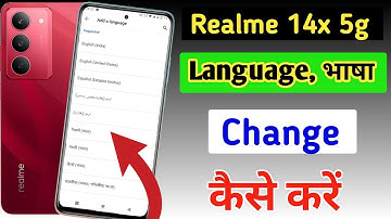 how to change language Realme 14x 5G /Realme 14x 5G me language change kaise kare / language setting
