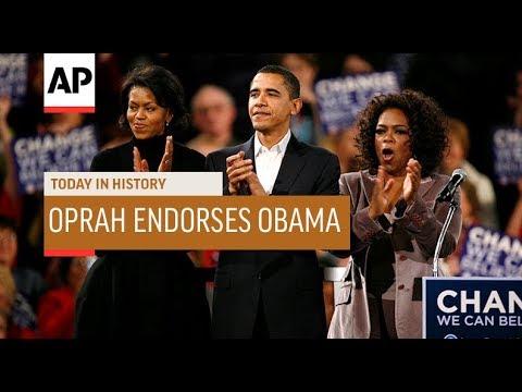 Oprah Endorses Obama - 2007 | Today In History | 8 Dec 18